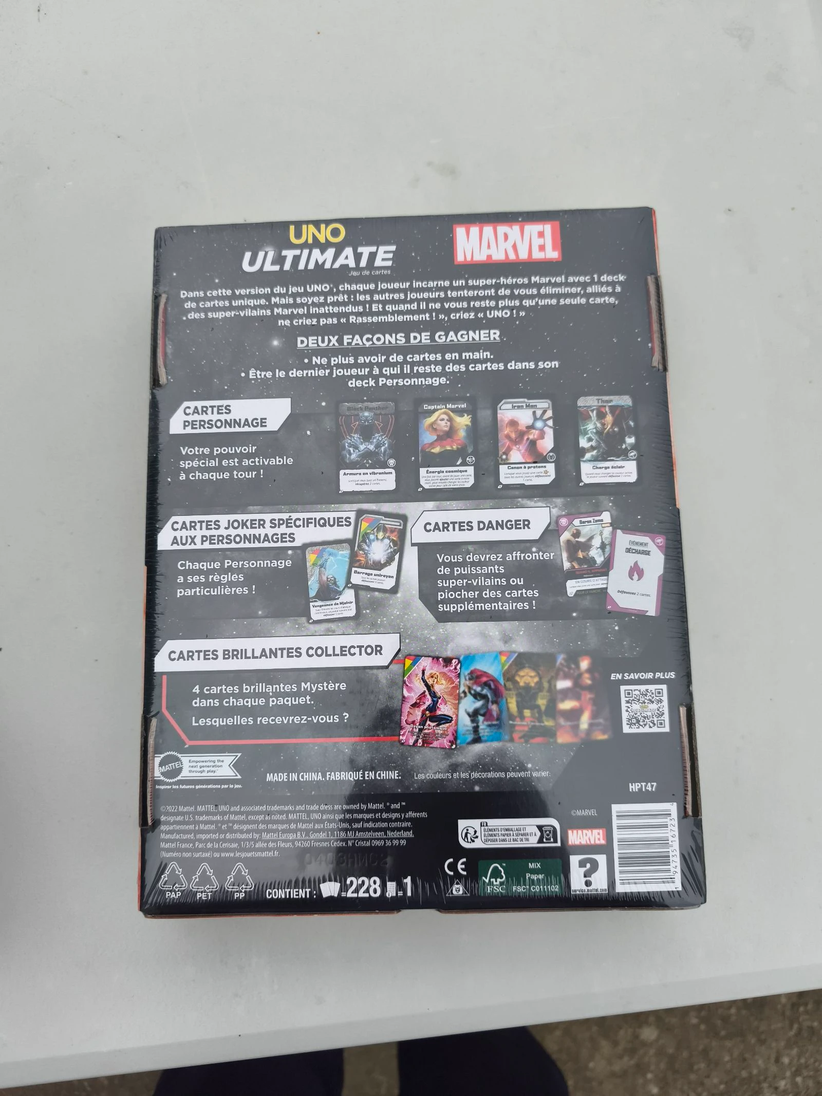 Jogo de tabuleiro Marvel Uno ultimate novo – photo 3
